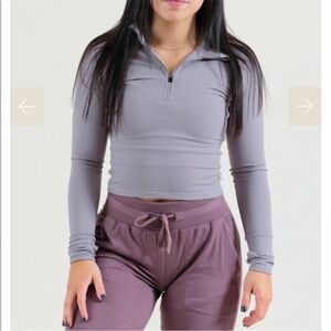 Paragon Fitwear Sedona Quarter Zip Crop Top